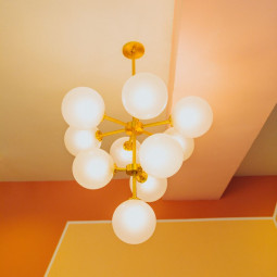 Люстра шар 10-ти рожковая (демо)